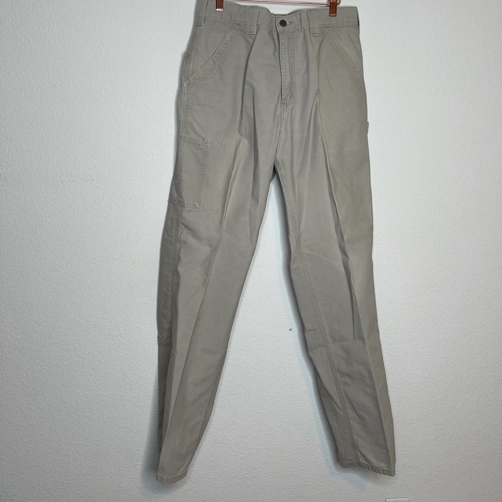 Carhartt khaki carpenter pants